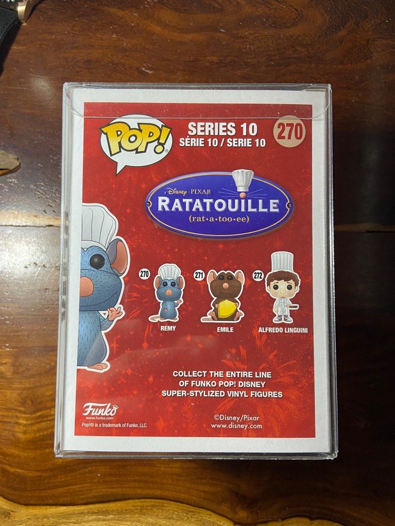 Funko POP! Disney - Ratatouille Vinyl Figures - SET OF 3 (Remy, Emile &  Alfredo Linguini) 