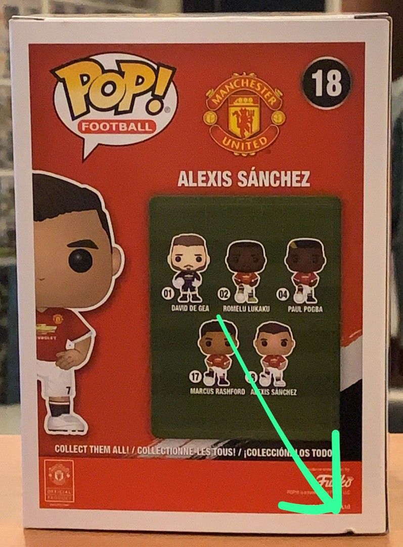 Funko Pop Football - Manchester United Alexis Sánchez #18