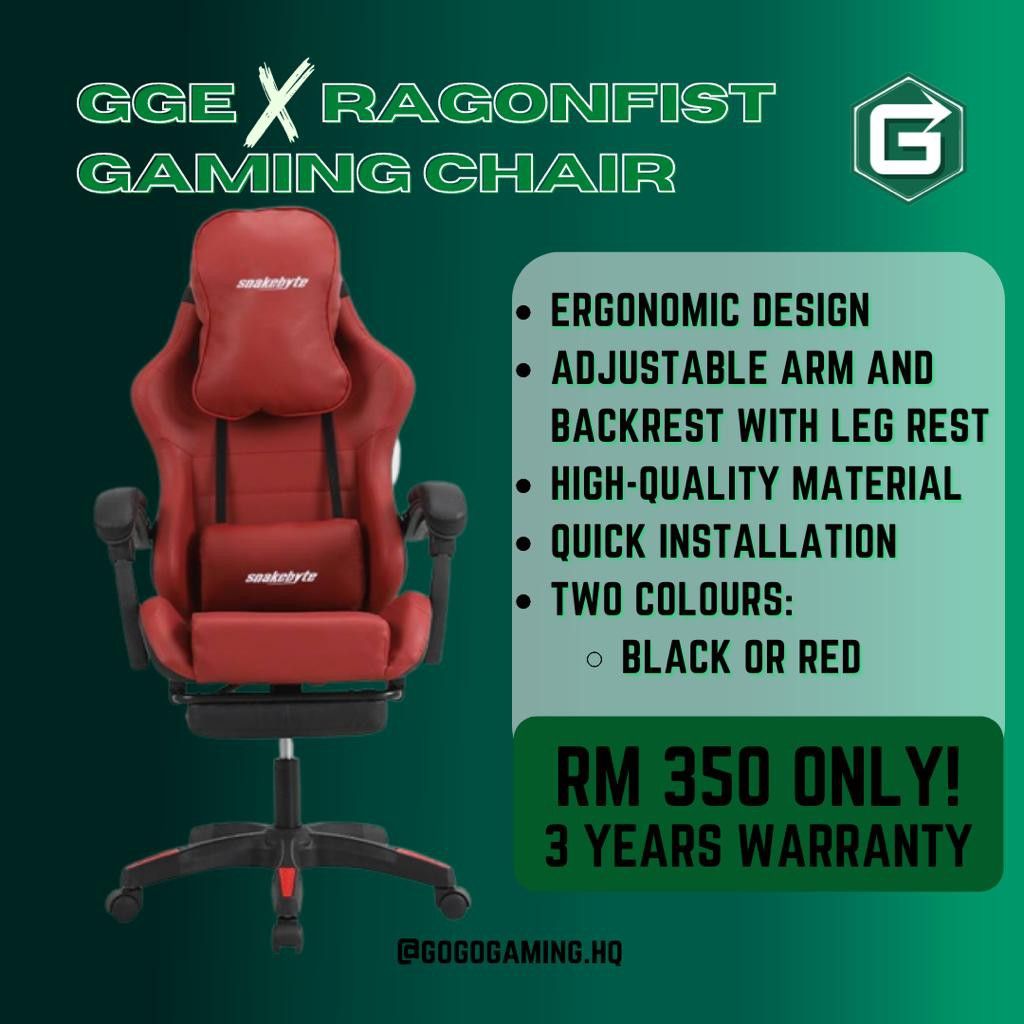 Gaming chair ragonfist, Furniture & Home Living, Furniture, Chairs on