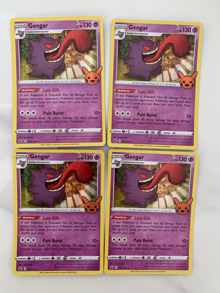 Gengar Pokémon TCG Trick or Trade, Hobbies & Toys, Toys & Games on Carousell