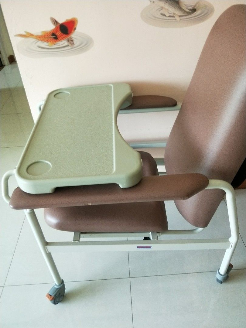 Geriatric chair with wheels Health Nutrition Assistive