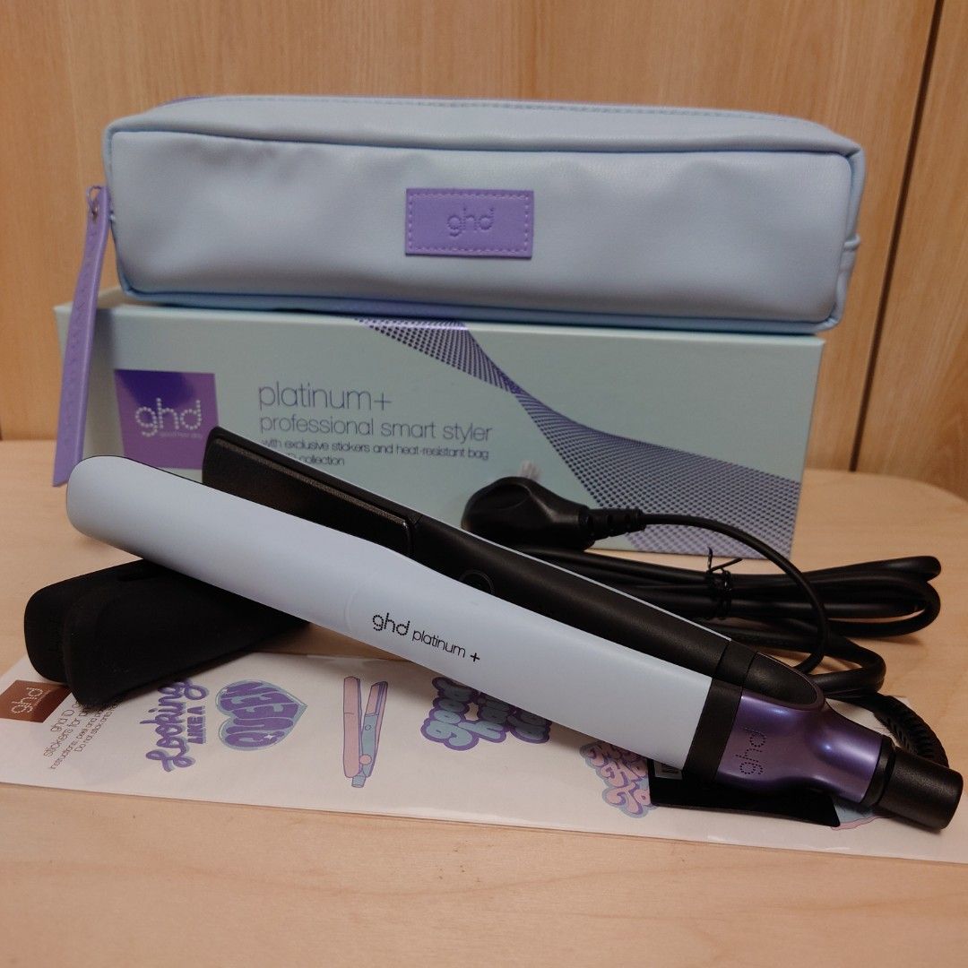 GHD Platinum+ Limited Edition Hair Straightener *Pastel Blue*, 家庭電器, 其他