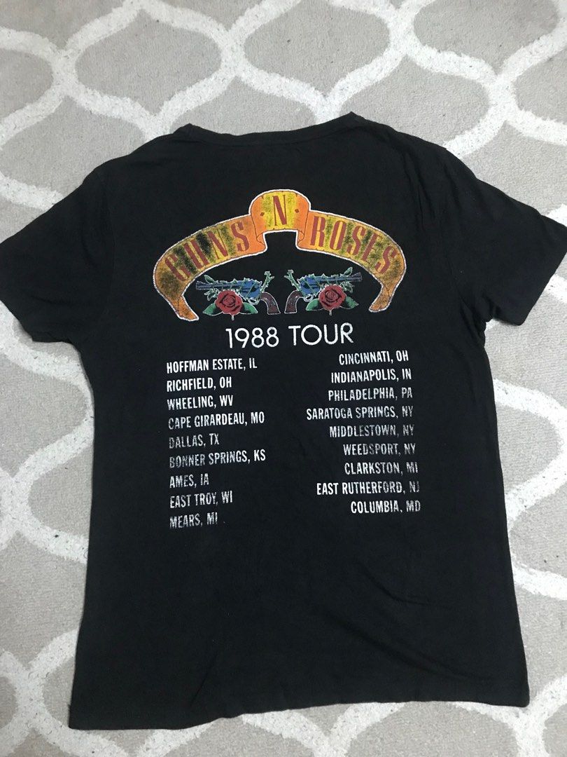 Gun n roses x zara, Women's Fashion, Tops, Shirts on Carousell