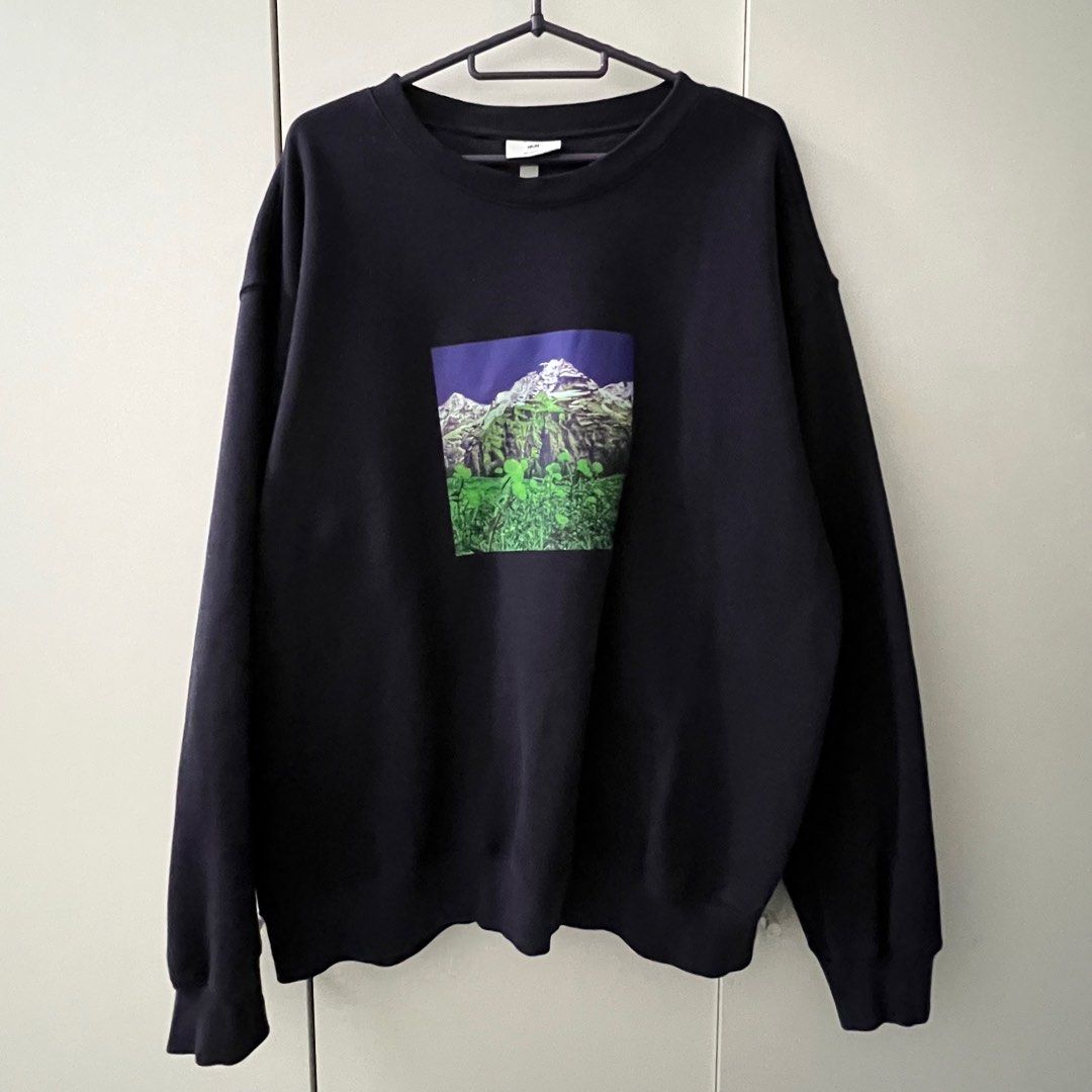 Dark blue sweatshirt outlet by h&m