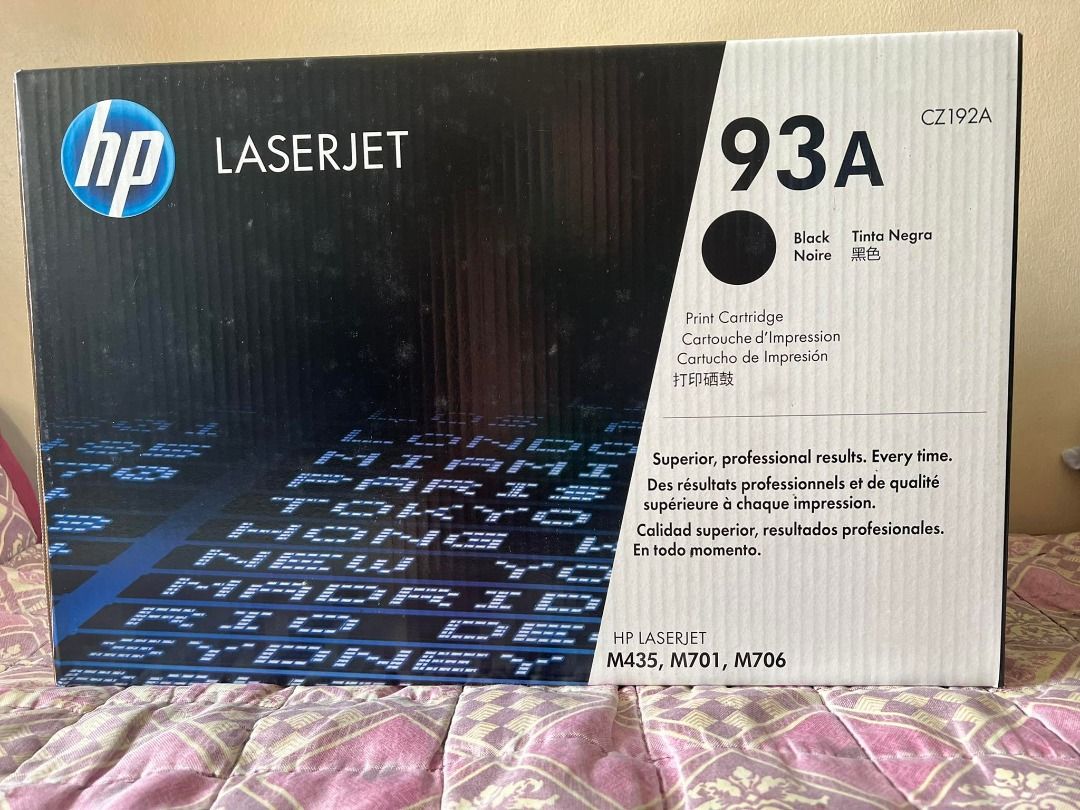 HP 93A Black Original LaserJet Toner Cartridge, Computers & Tech ...