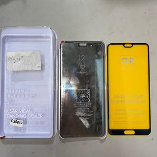 Huawei p20pro case and tempered glass