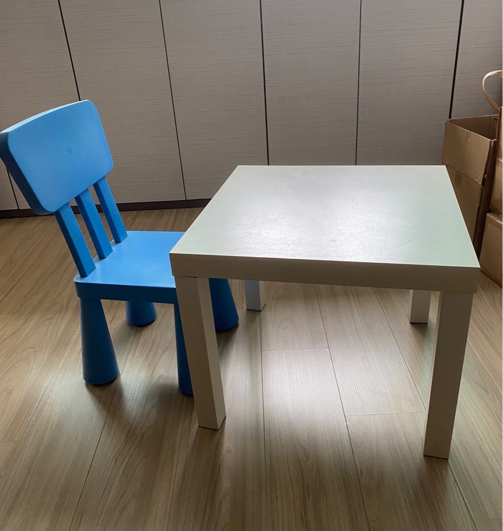 Ikea side table & kid chair, Babies & Kids, Baby Nursery & Kids