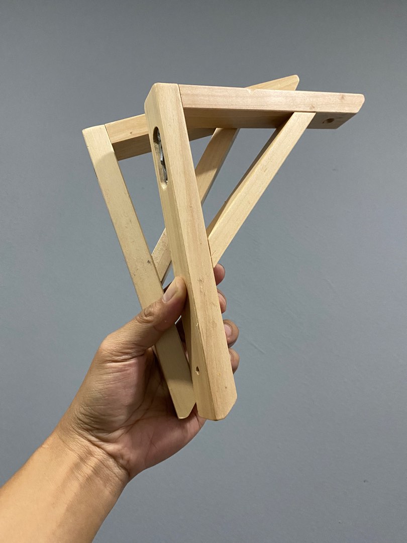 Ikea Wooden Shelf Bracket Sandshult, Furniture & Home Living, Furniture