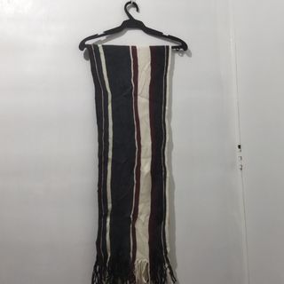 Ikka Knitted Striped Muffler Scarf