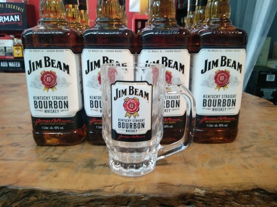 JIM BEAM HIGHBALL BEER MUG, Furniture & Home Living, Kitchenware & Tableware, Water Bottles