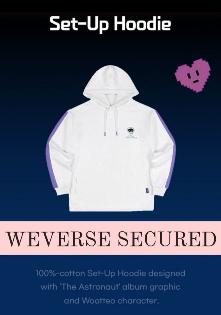 JIN Astronaut Wotteo set up hoodie Medium, Hobbies & Toys
