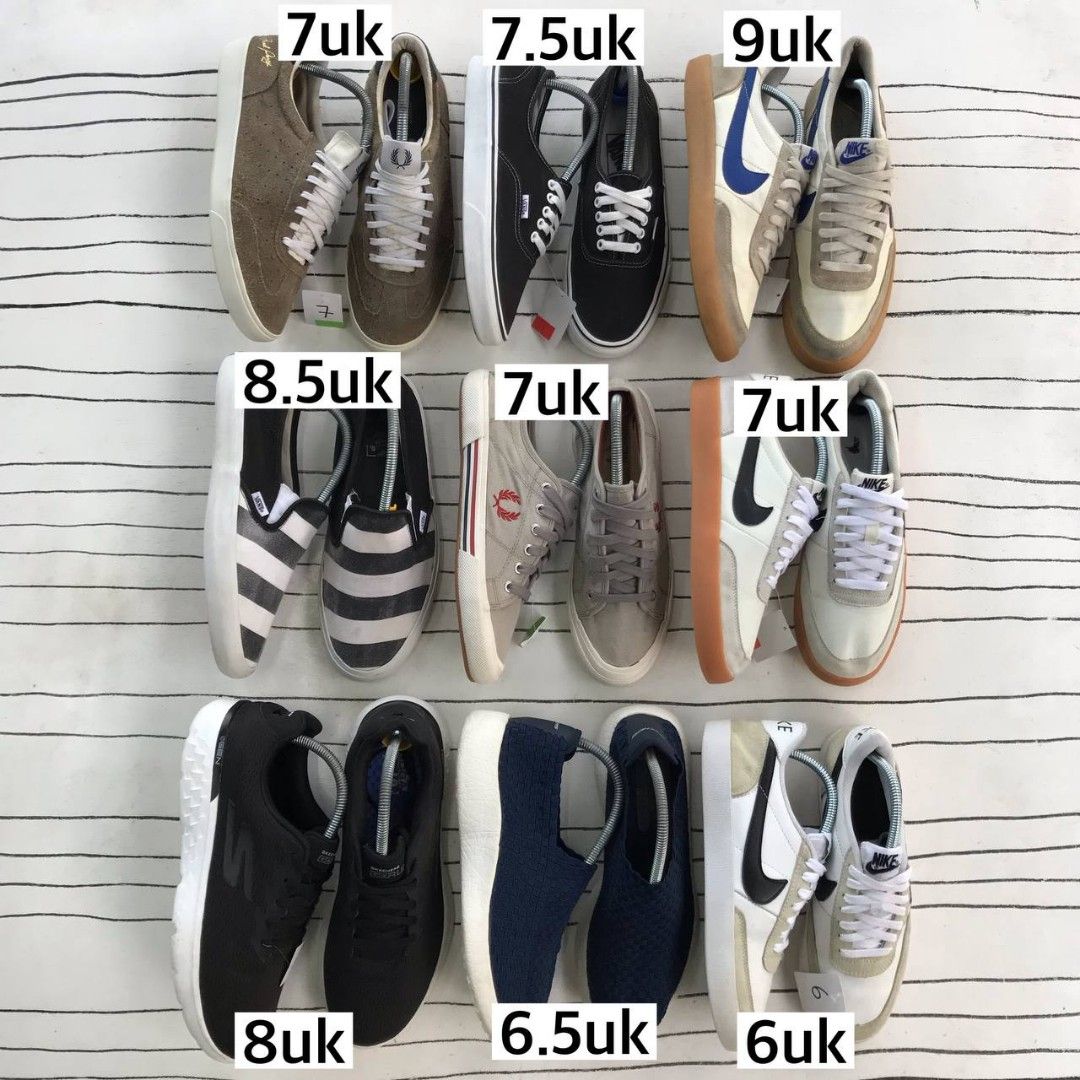 Skechers D'Lites Black White (7UK Fit 7.5UK) RM5O, Men's Fashion, Footwear,  Sneakers on Carousell