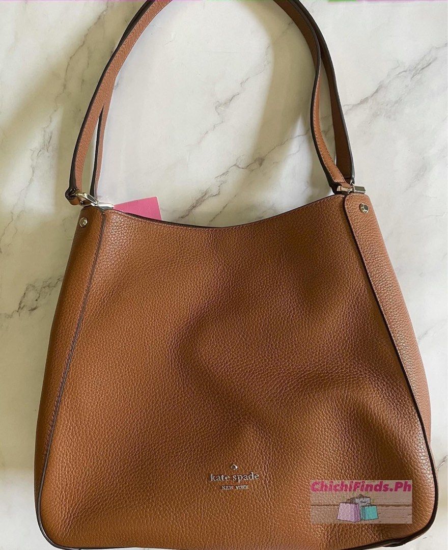 Kate Spade Leila Medium Triple Compartment Shoulder Bag in Warm  Gingerbread, Women's Fashion, Bags & Wallets, Shoulder Bags on Carousell