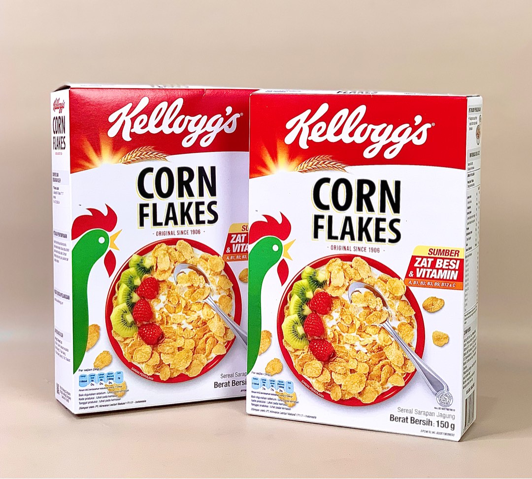 KELLOGGS Cereal Corn Flakes Sereal Sarapan Jagung 150 Gr Original
