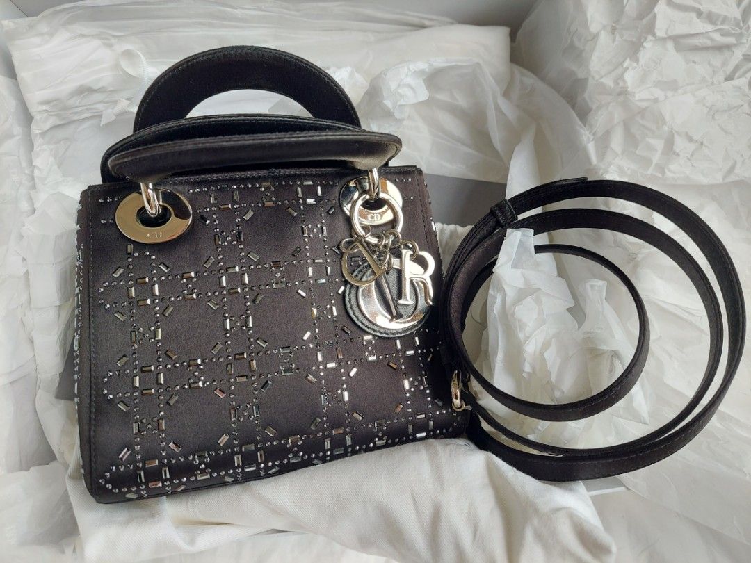 lady dior satin crystal