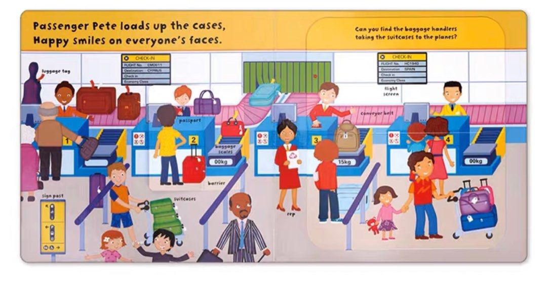 Ladybird lifttheflap book Busy Building Site/Farm/Zoo/Airport/Town