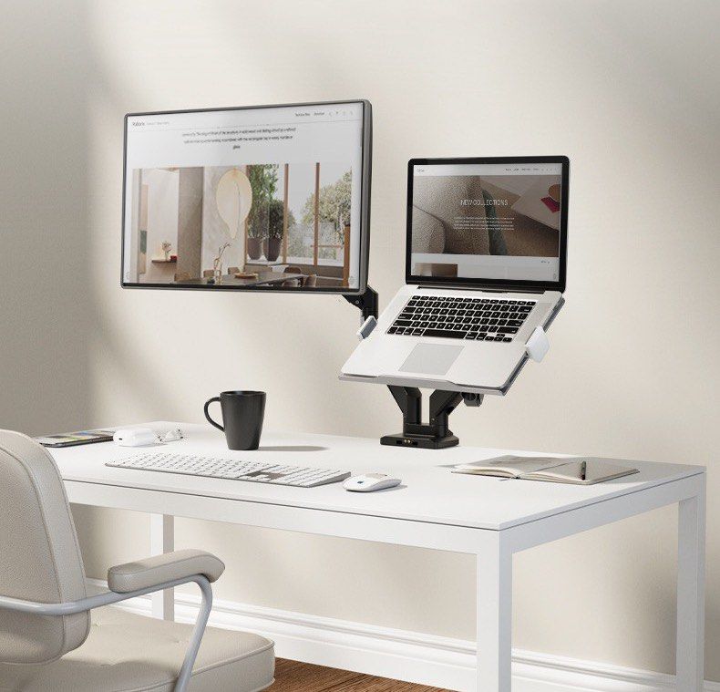 Laptop holder for monitor arm, Computers & Tech, Laptops & Notebooks on