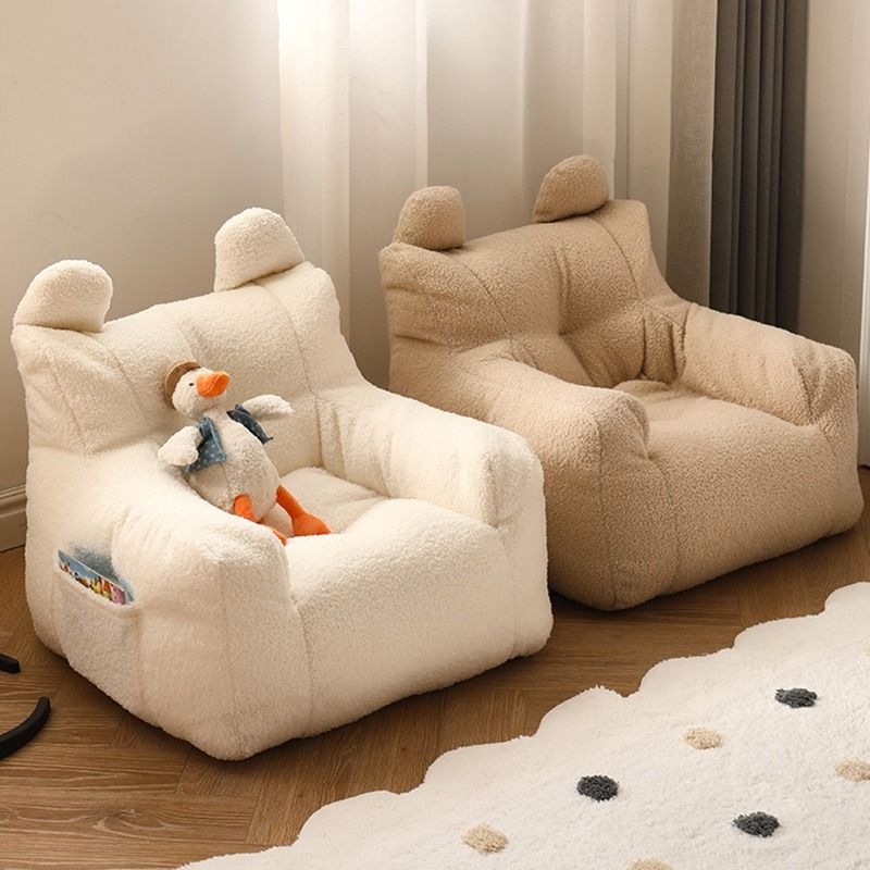 Lazy Sofa Kids Soft Couch Storage Pockets Design Home Decor Mini Casual  Seat Cartoon Children's Sofa Reading Kids Chair, Furniture & Home Living,  Furniture, Chairs on Carousell
