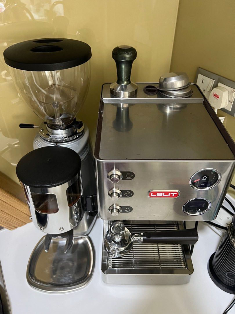 Lelit Victoria PL91T coffee machine+ Mazzer Mini Espresso Grinder , TV ...