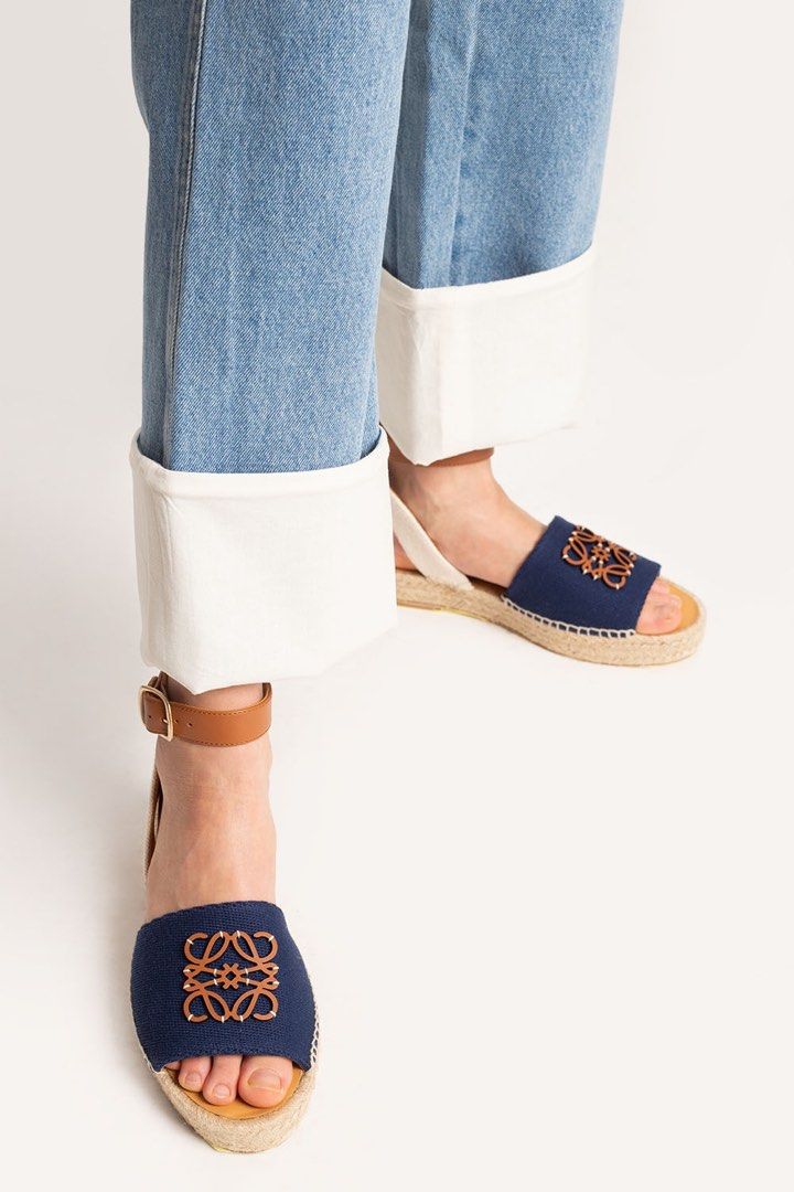 Loewe Anagram Espadrilles Women s Fashion Footwear Sandals on