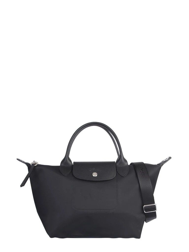 Longchamp black hot sale bag medium