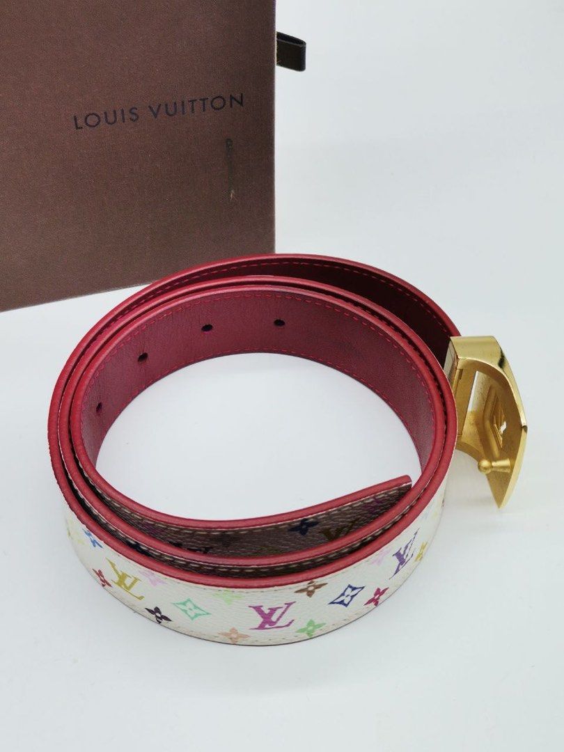 Multicolor Monogram Leather Belt