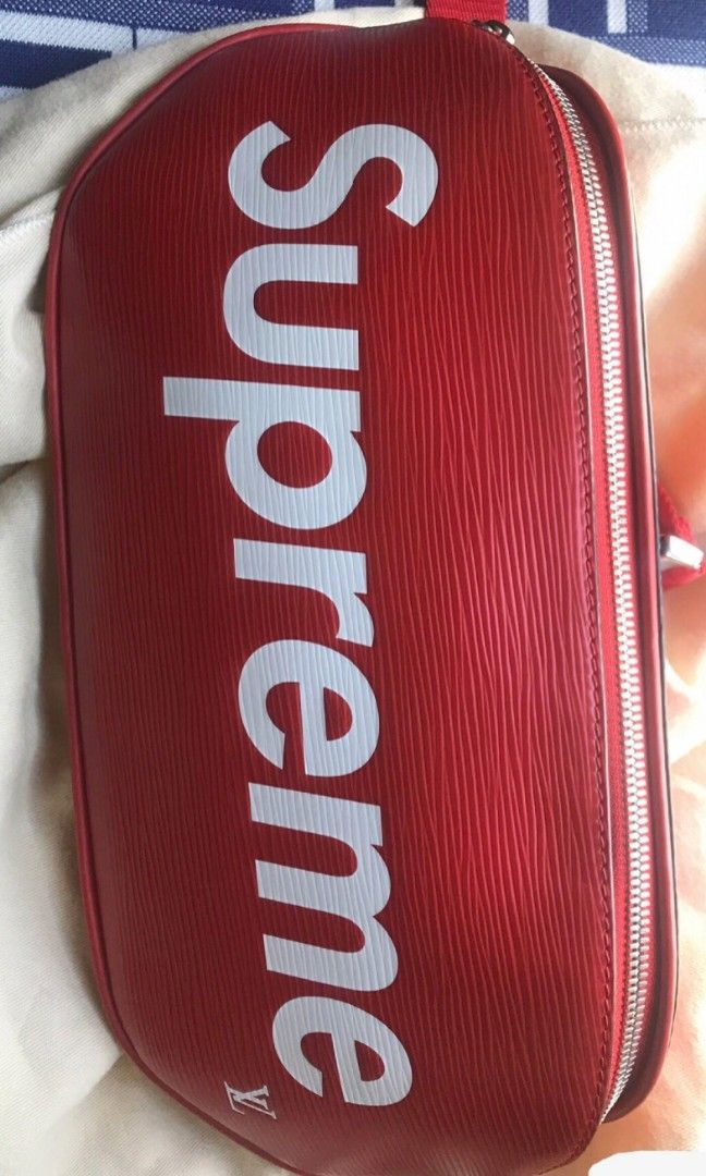 Louis Vuitton X Supreme Sling Bump bag LV Not Gucci Chanel Christian Dior