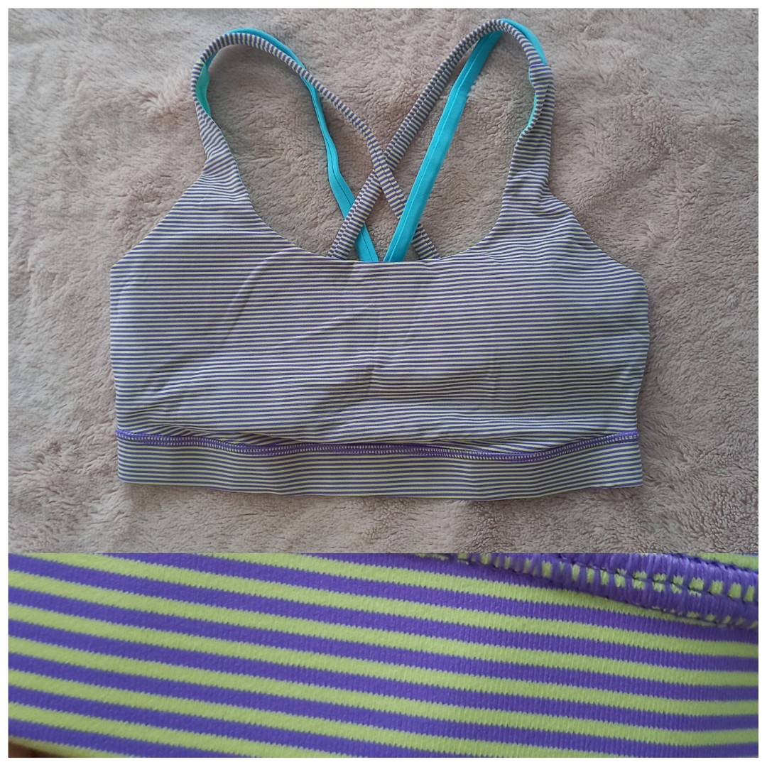 Lululemon energy bra size 8, Women's Fashion, Activewear on Carousell