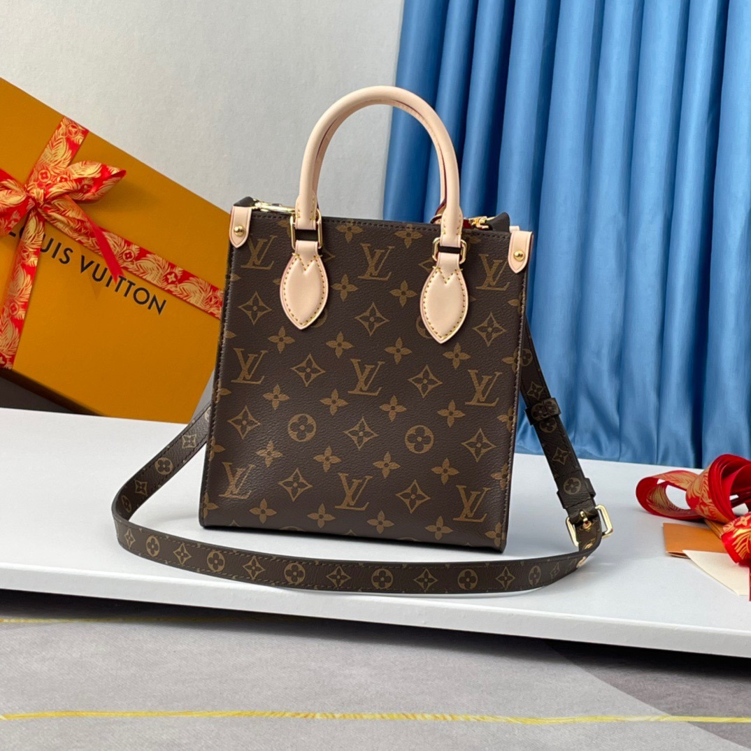 Louis Vuitton Monogram Sac Plat BB (with receipt), Luxury, Bags & Wallets  on Carousell