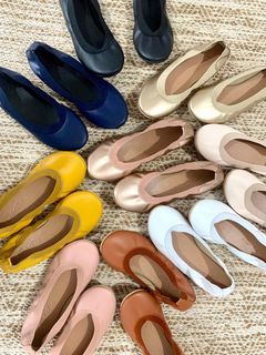 Marikina Doll Shoes Ballet Flats: Amanda Loafers - (Runs Smaller Than Usual. Add 1 size for Regular/Narrow Feet - Add 2 Sizes for Wide Feet) Local Womens Ladies Casual Work School