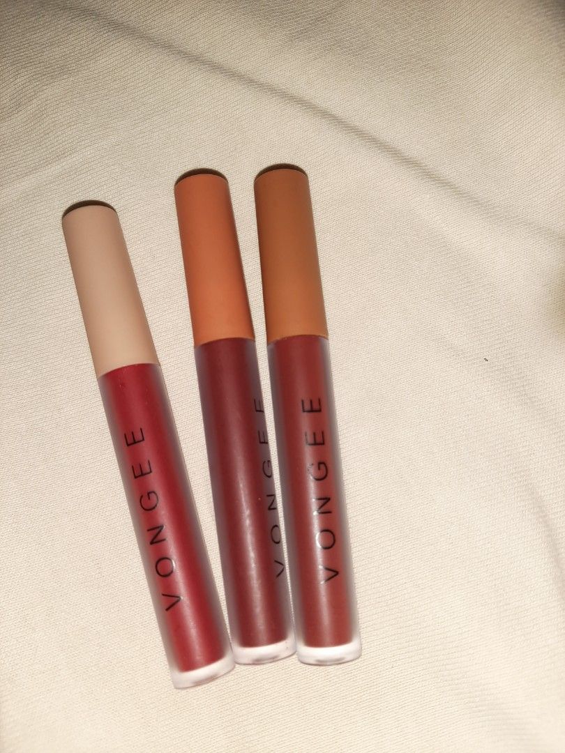 (Set) Matte red lip stain, Beauty & Personal Care, Face, Makeup on