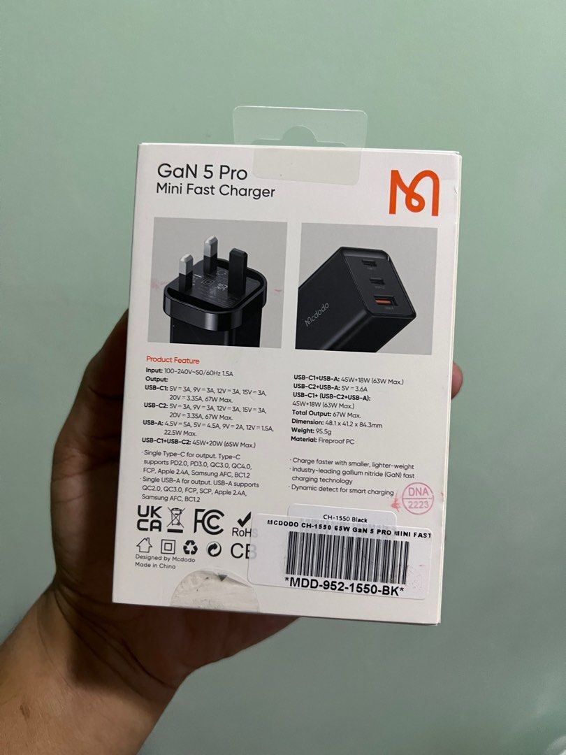 mcdodo charger, Mobile Phones & Gadgets, Mobile & Gadget Accessories ...