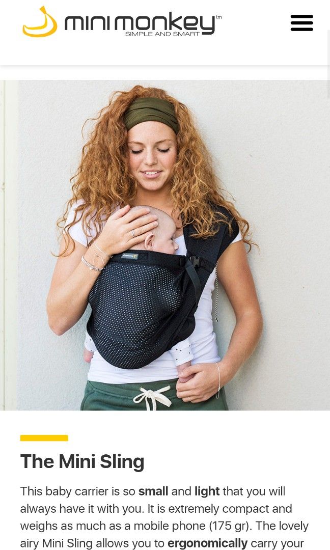 Monkey shop mini sling