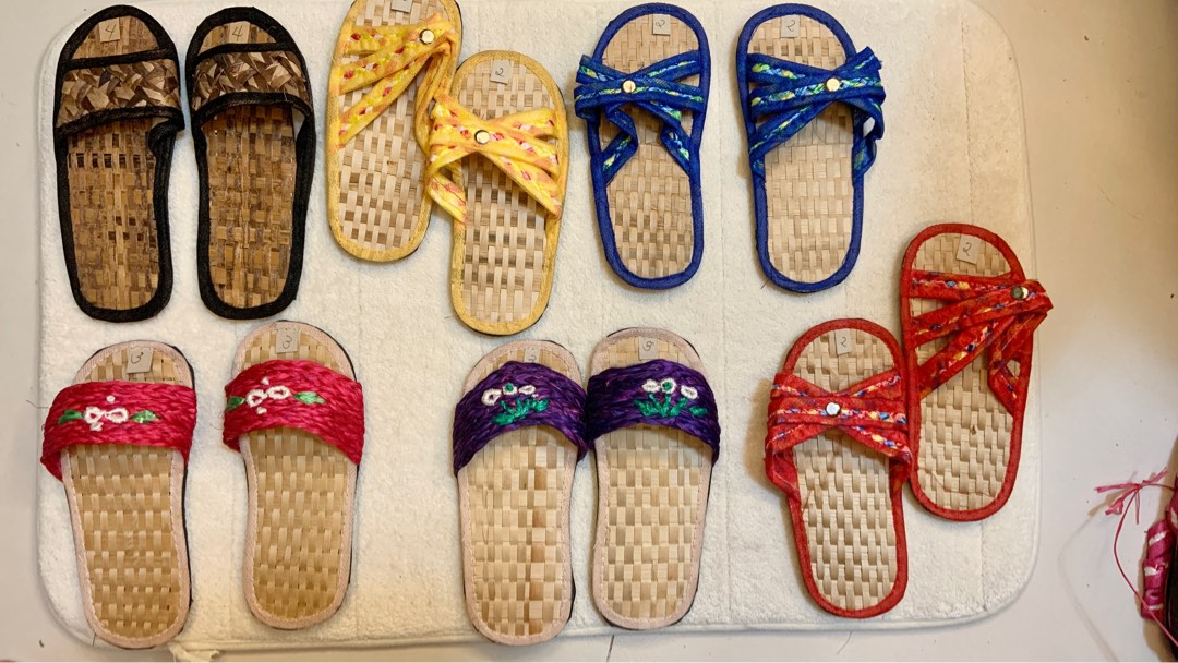 Abaca slippers sales