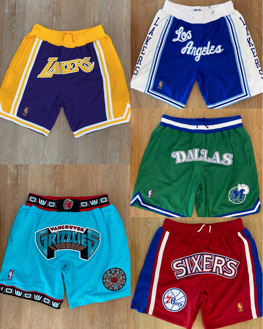 Just Don x Mitchell & Ness Vancouver Grizzlies 1995-96 shorts size medium  BNWT