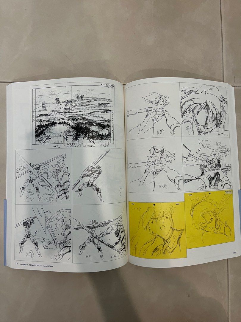 Neon Genesis Evangelion official art book, Hobbies & Toys, Books & Magazines, Comics & Manga on
