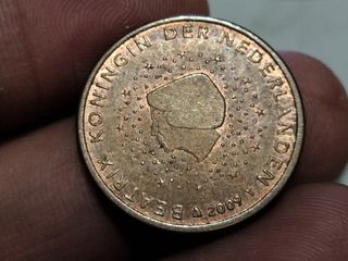 Netherlands 5 euro cent, 2008