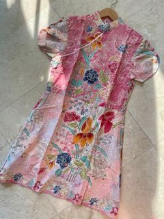 NEW Batik Cotton Cheongsam Dress
