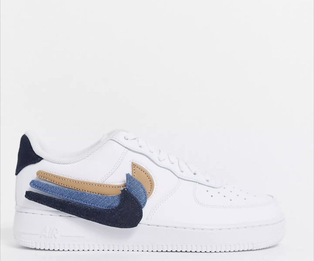 Nike Air Force 1 with interchangeable swooshes