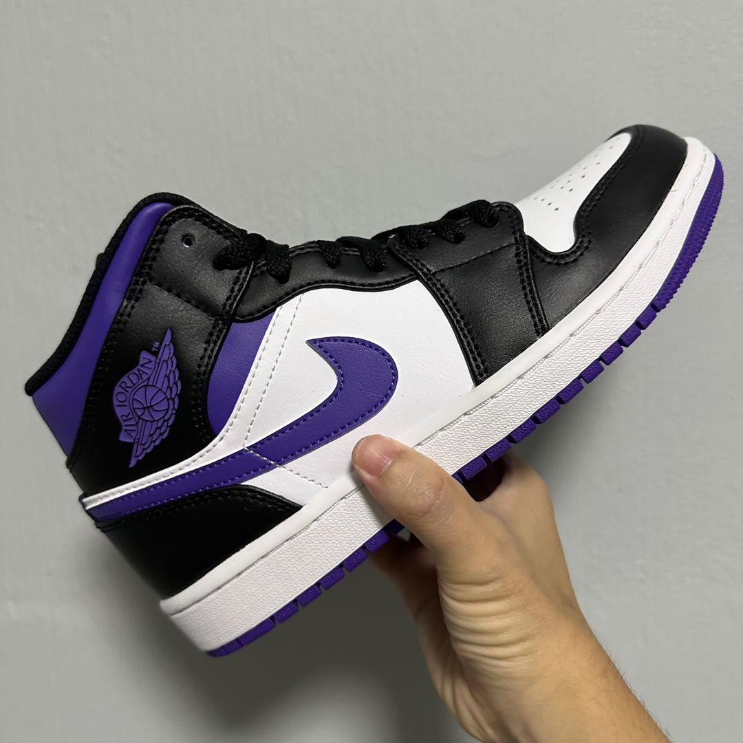 Nike Air Jordan Mid Court Purple White US7.5, Men's Fashion, Footwear,  Sneakers on Carousell