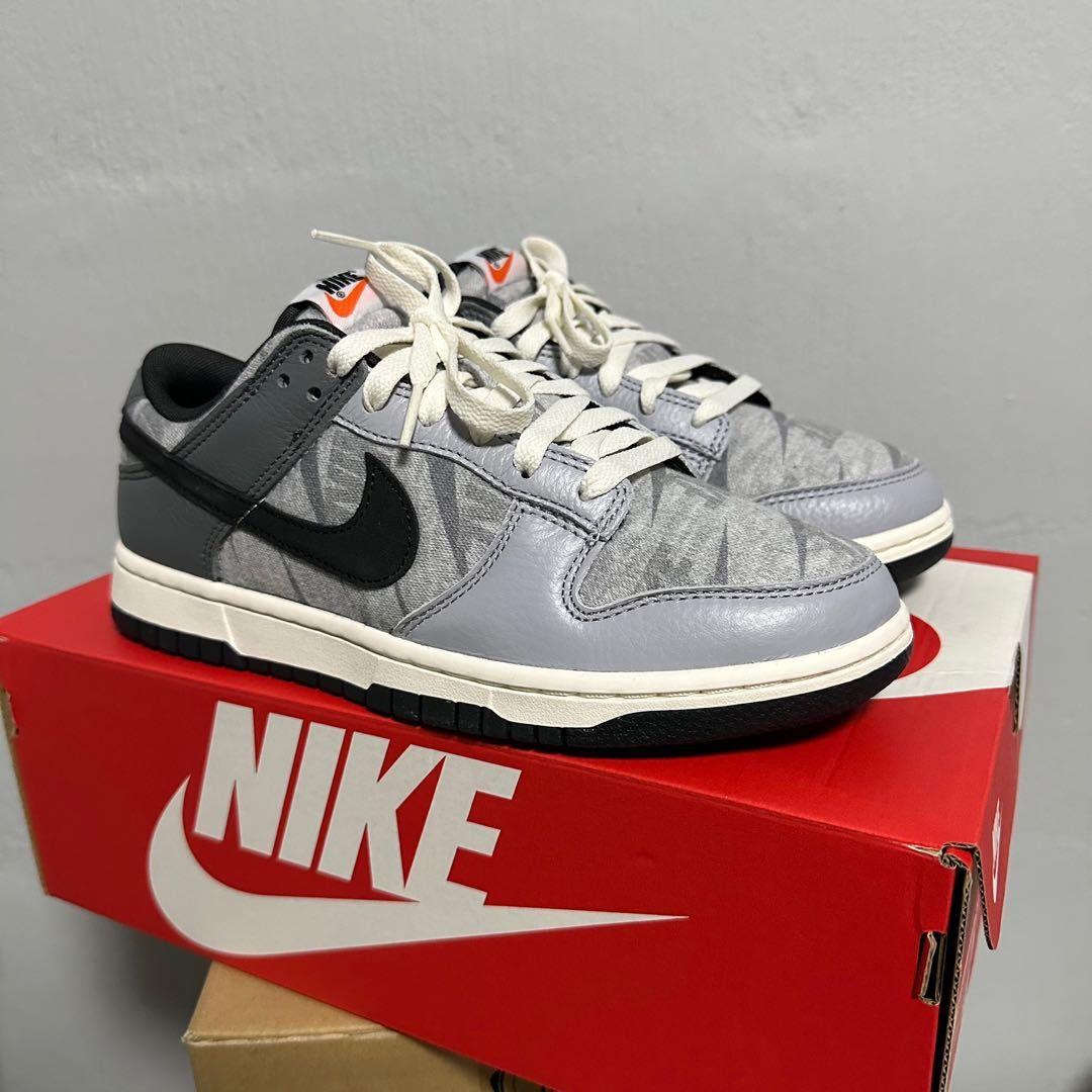 Nike Dunk Low Copy Paste Grey US7, Men's Fashion, Footwear, Sneakers on ...