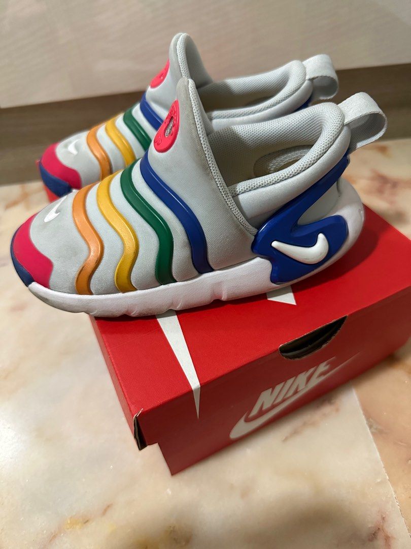 Rainbow sale nikes kids