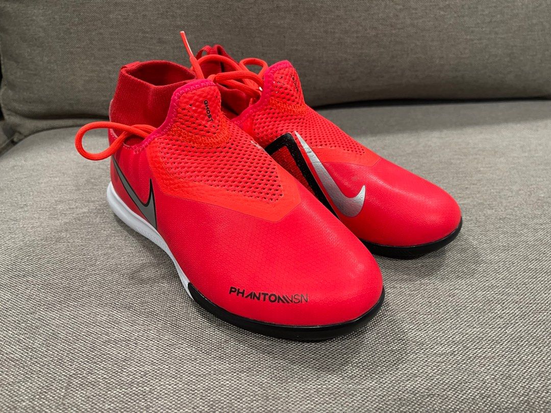 Nike Youth Red Phantom Vsn Academy Soccer Shoes Babies Kids