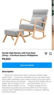 Nordic Rocking Chair