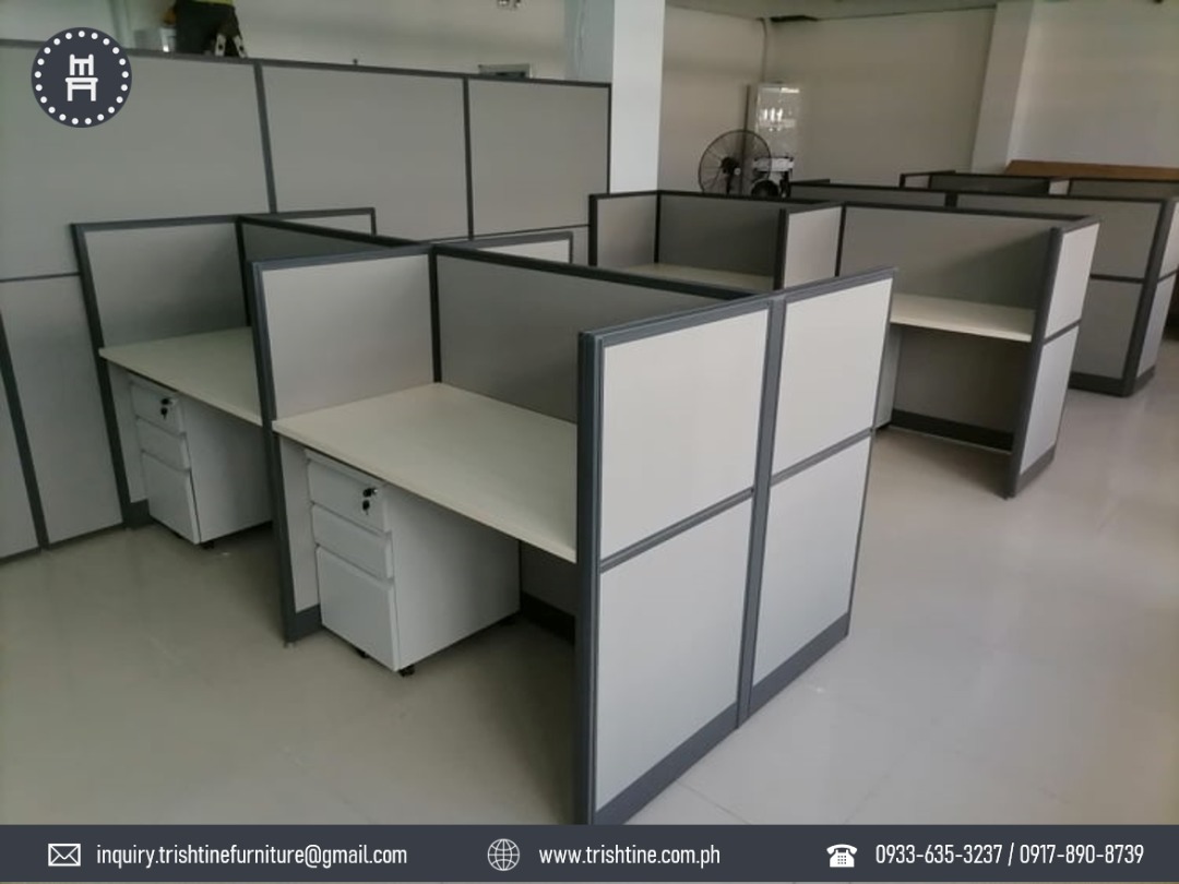 office partition - sharing cubicles * full fabric * office furniture ...