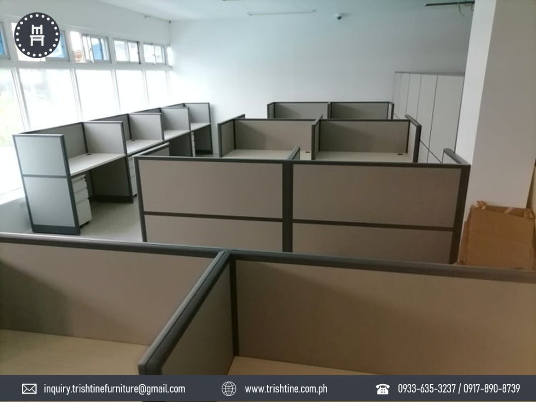 office partition - sharing cubicles * full fabric * office furniture ...