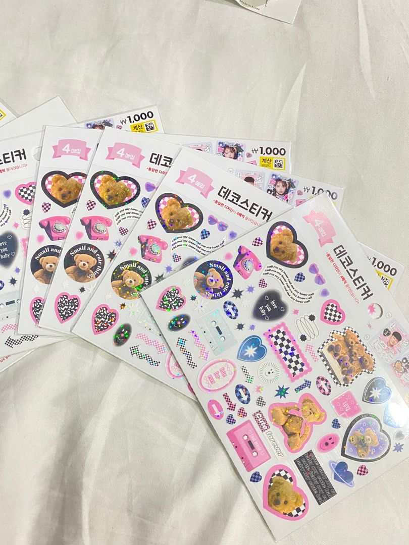 official korea daiso stickers!, Hobbies & Toys, Memorabilia