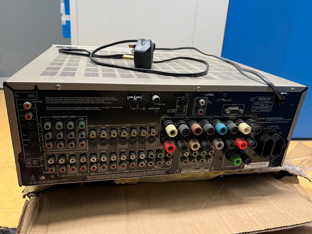 ONKYO TXSR703 receiver, 音響器材, 其他音響配件及設備 Carousell
