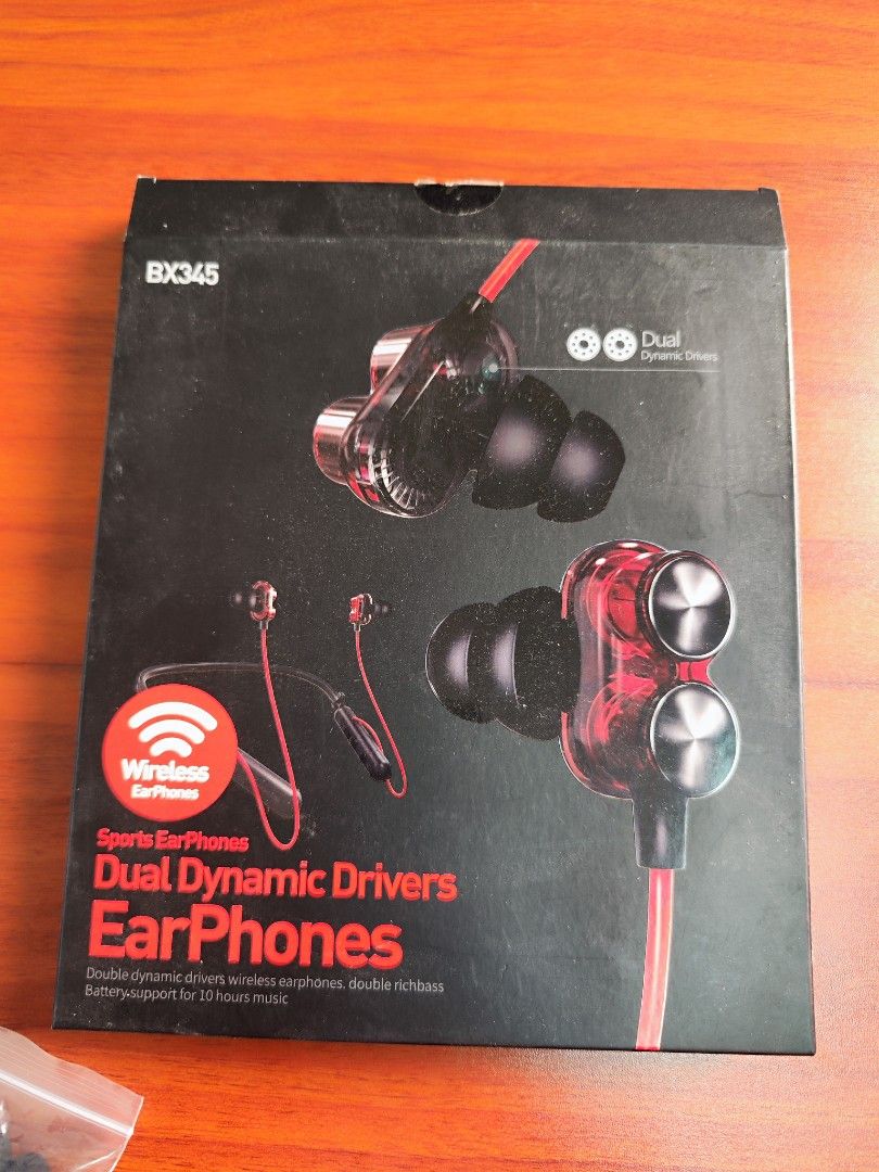 Original Plextone BX345 Wireless Bluetooth Earphone Audio