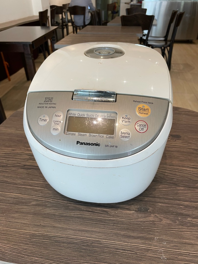 Panasonic rice cooker SRJHF18, TV & Home Appliances, Kitchen